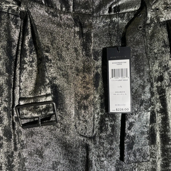 BCBGMaxAzria Black & Gold Wide Leg Pants - Picture 3 of 9